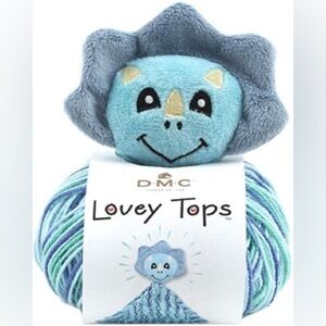 DMC Dinosaur Lovey Tops Knitting Set